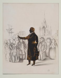 マシュー神父のシルエット、1870年頃（紙にトイレ） 作： Stephen ODriscoll